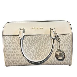 Michael Kors Cream and Tan Women's Bag
